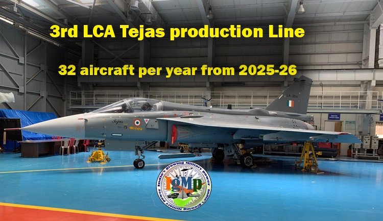 HAL to launch 3rd LCA Tejas production line to increase production capacity to 32 jets per year from 2025-26