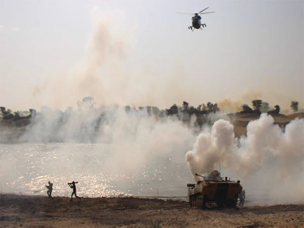 Indian Army’s Desert Corps conduct tactical floatation to validate operational parameters
