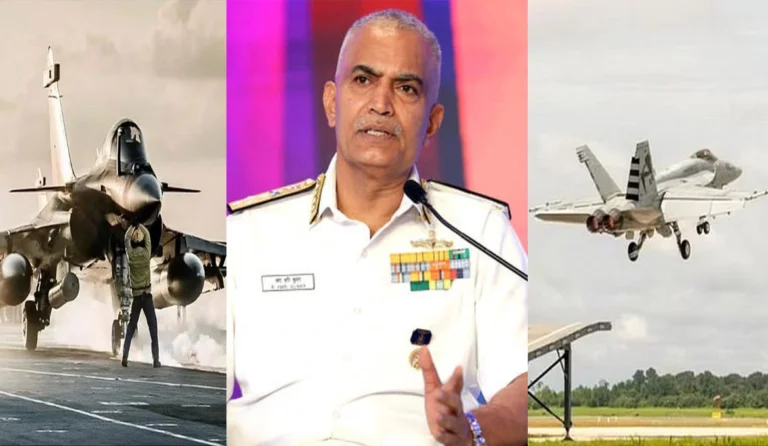 Big Twist in Indian Navy’s MRCBF contest ! Navy Chief says both Rafale-M and F/A-18 SH met its requirement, Govt to decide final winner !