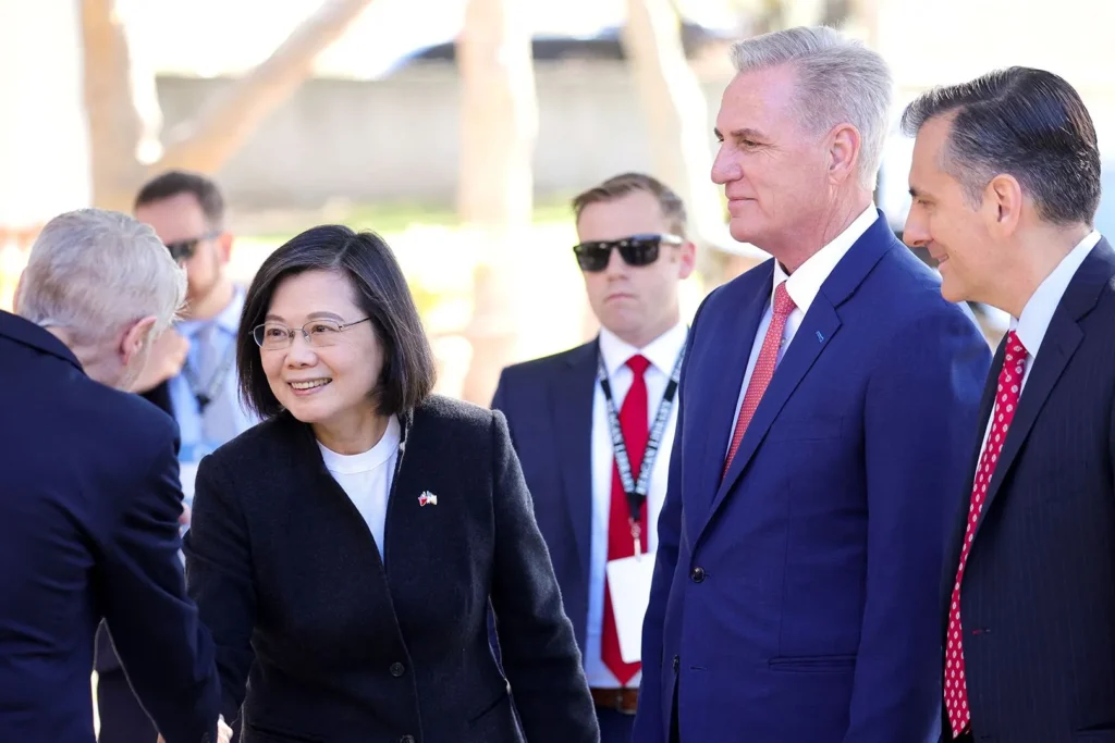 Taiwanese President Tsai Ing-Wen meets US House Speaker in the United States, China vows ‘resolute, effective’ response