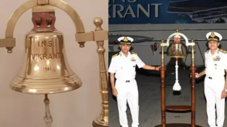 INS Vikrant gets back its ‘original’ 1961 bell