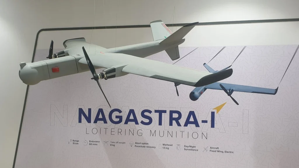 Indian Army inducts Nagastra-1 first indigenously designed & developed Loitering Munition developed by EEL