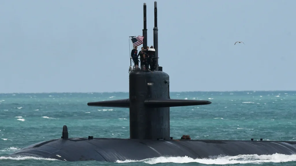 US Iran tensions escalate as Pentagon deploys nuclear powered submarine in Middle East