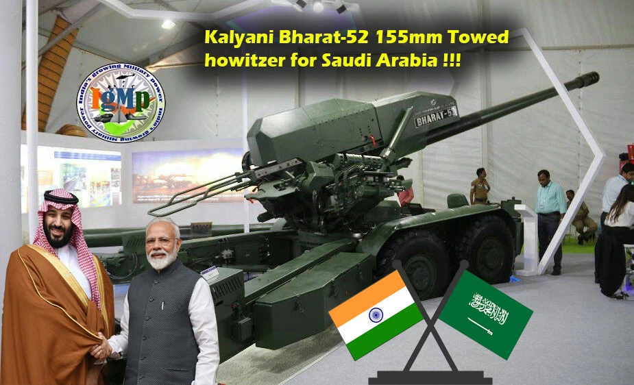 Another big export clinched by Kalyani group !! Makers of ATAGS may have bagged an order of howitzer export to Saudi Arabia