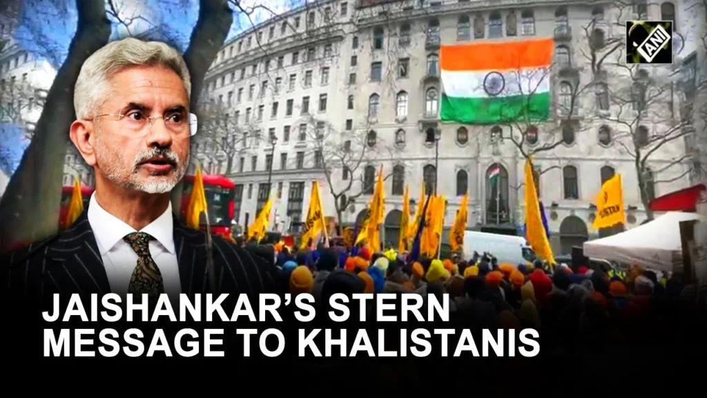 “India will not allow its national flag to be put down”: EAM Jaishankar warns Khalistanis