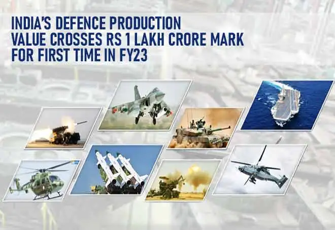 Aatmanirbhar Bharat: Indian Defence Production Crosses Rs 1 Lakh Crore Mark For The First Time Ever In FY23