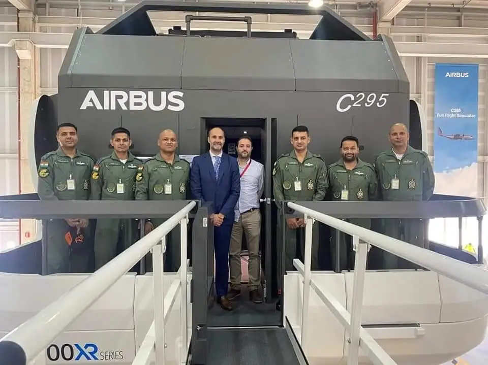 Airbus starts Training Indian Air Force pilots On C-295 Transport Aircraft at the Spanish facility