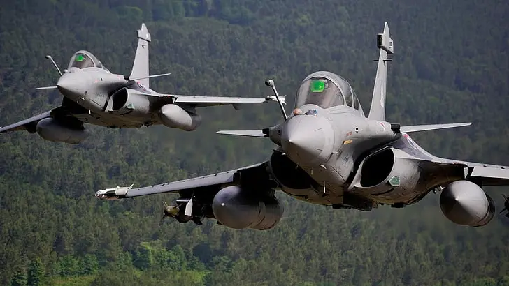 dassault rafale french air force airplane wallpaper preview