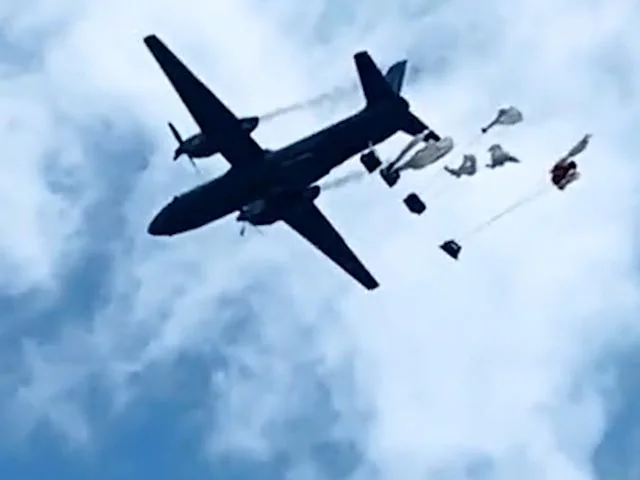 Indian Army Dhruva Command Carries Out Maiden Airdrops Of Warfighting Loads By an IAF AN-32 Aircraft