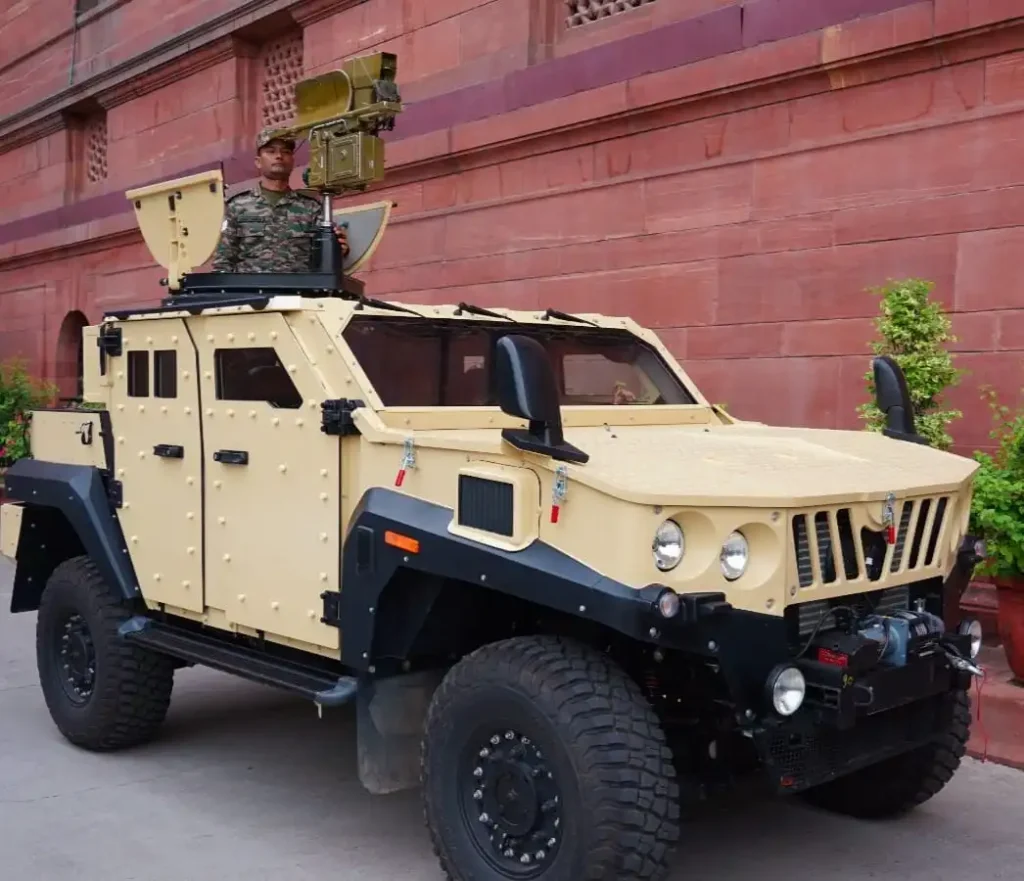 Indian Army Chief Reviews Induction of Advanced Light Specialist Vehicle in New Delhi