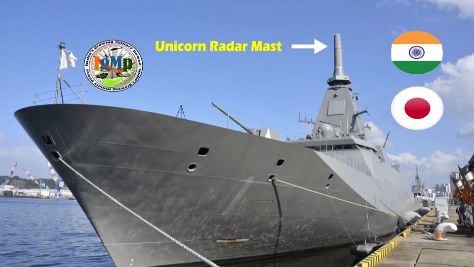 Japan to export stealthy UNICORN radar mast to India for future Indian Navy warships