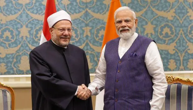 'Wise policies are being adopted by PM Modi in bringing co-existence between various factions in India': Grand Mufti of Egypt praises PM Modi and His Govt
