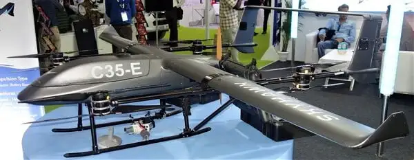 Skyhawk Aerospace reveals Pushpak and C35-E UAVs