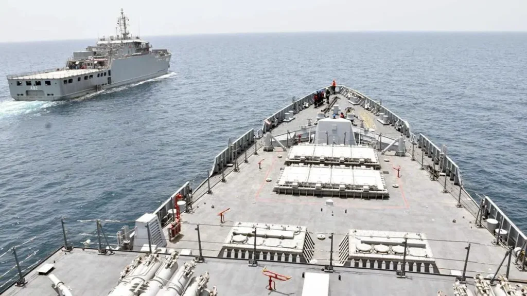Navies of India and UAE carry out military exercise