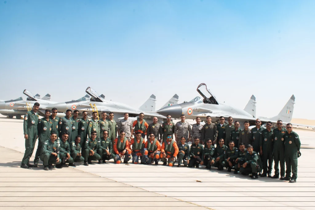 IAF contingent reaches Egypt, to participate in Multilateral Exercise Bright Star 23