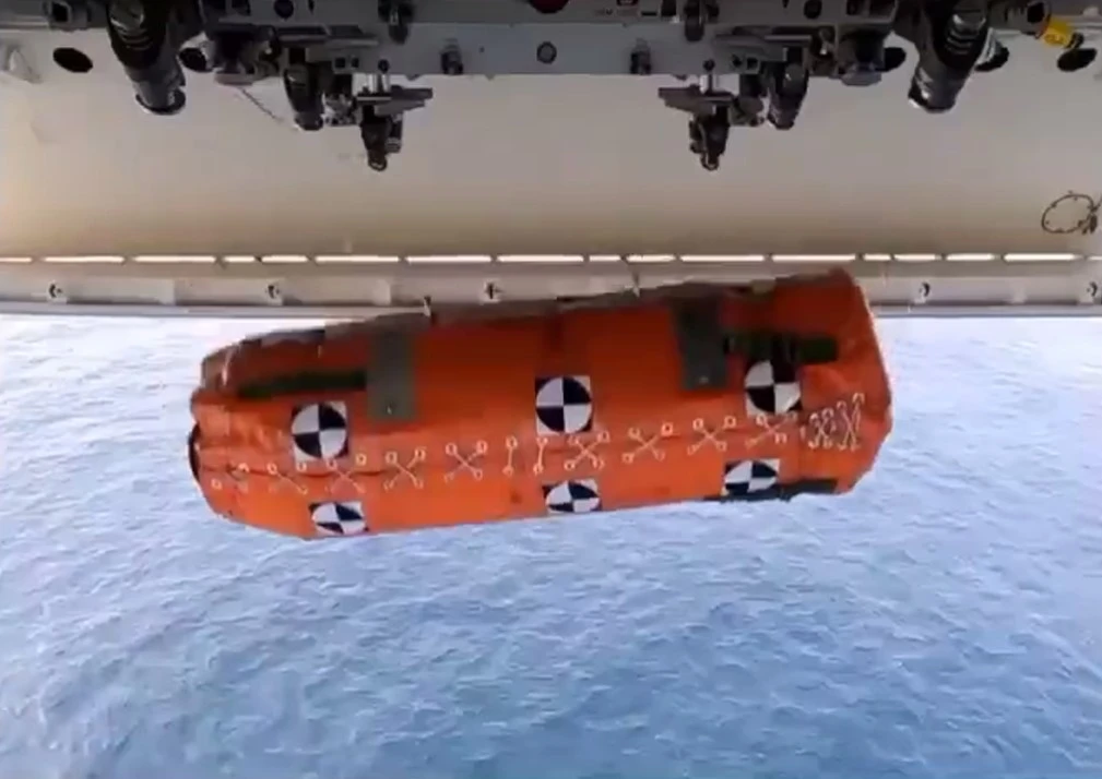WATCH: Indian Navy successfully tests Made-In-India Search And Rescue (SAR) Kit From Boeing P8I Long Range Patrol Aircraft