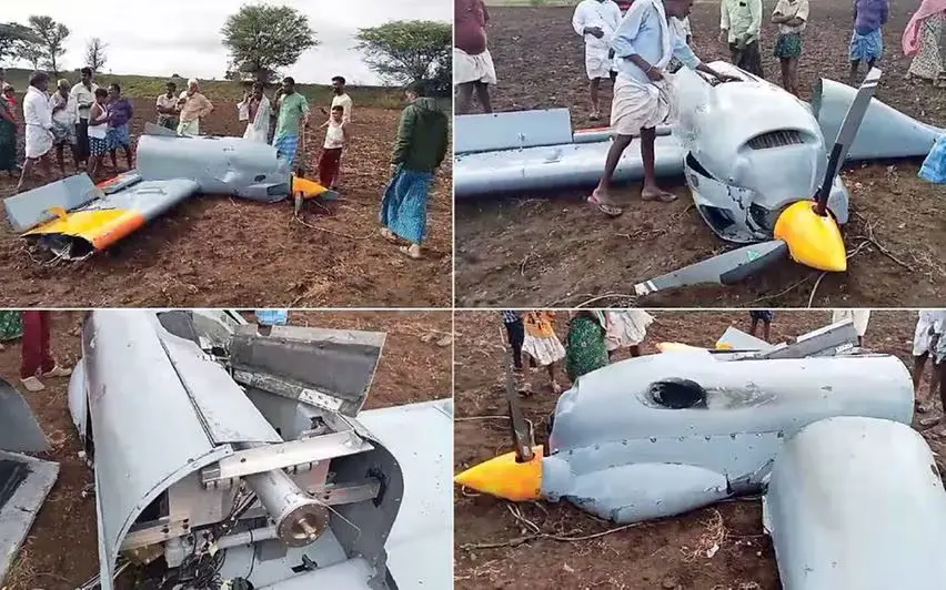 DRDO made TAPAS UAV crashes in Karnataka's Chitradurga during test flight