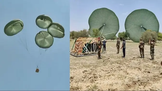IAF conducts trials of heavy drop system for defence forces