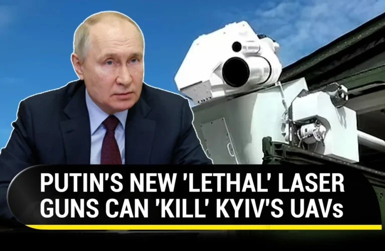 Russia develops lethal Laser Gun to take on Ukraine's UAVs