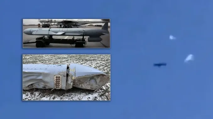 1st Video Of Flare Dispensing Russian Kh-101 ALCM To Confuse Ukrainian Air Defence System Emerges