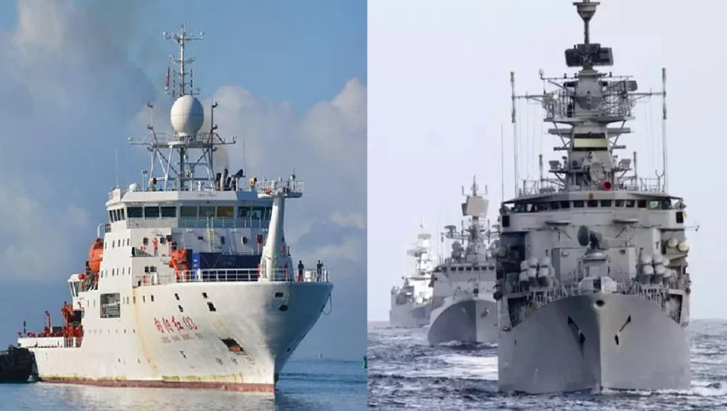 Indian Navy Monitoring Chinese Research Vessel Heading Towards Maldives