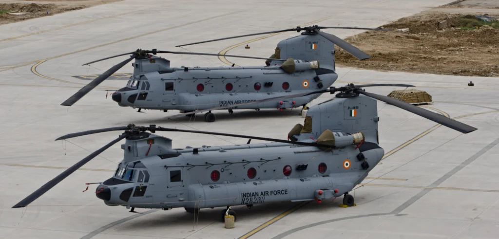 Induction of Boeing Chinook CH 47 FI helicopters in Indian Air Force