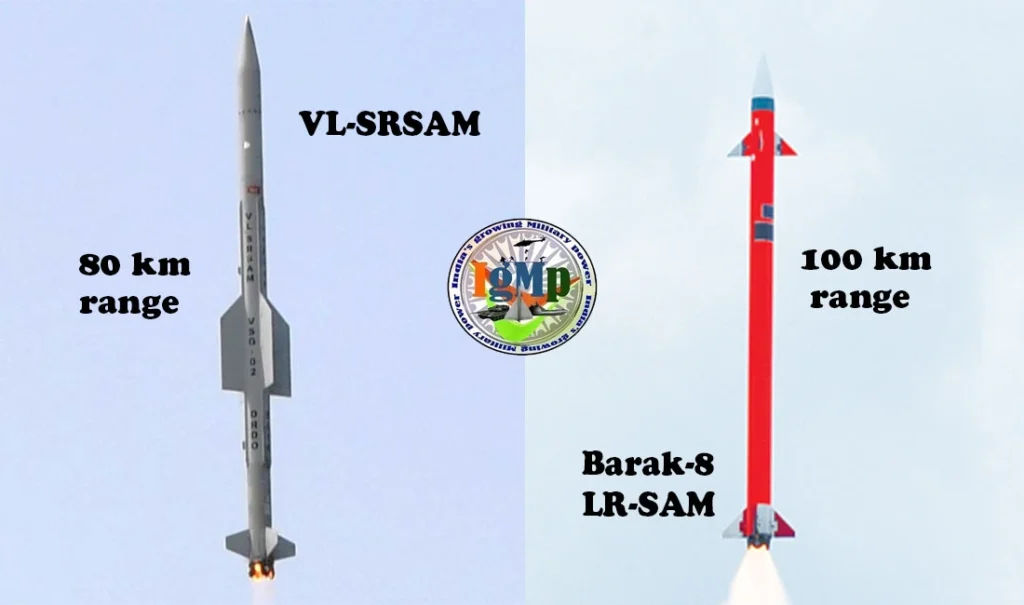 VL-SRSAM achieves unbelievable range and versatility; Comes close to the range of Barak-8 LR-SAM of the Indian Navy