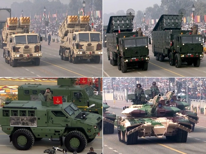 republic day 2024 parade gantantra diwas india weapons at kartavya path bhishma tank nag missile and drone jammer system 0 202401284465