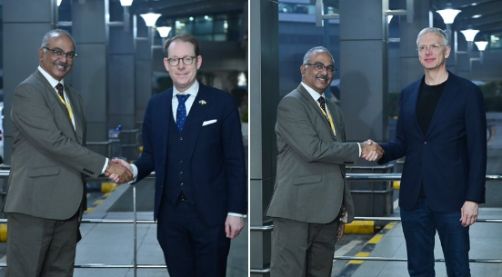 Foreign ministers of Sweden, Latvia arrive in Delhi for Raisina Dialogue 2024