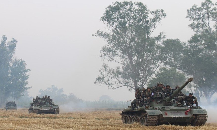 In a surprising move, Indian Army Western Command’s Panther Division trains its troops with vintage Soviet Era T-55 Tanks